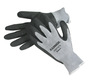 RADNOR™ Large 10 Gauge Black Latex Palm And Fingertip Coated Work Gloves With Natural Acrylic, Cotton, And Polyester Liner And Knit Wrist