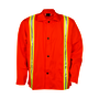 Tillman® X-Large 30" Orange Westex® FR-7A®/Cotton Flame Resistant Jacket With Snap Closure