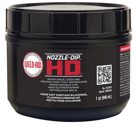 Weld-Aid 32 Oz Jar Colorless to Amber Nozzle-Dip HD® Anti-Spatter