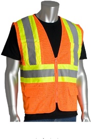 Protective Industrial Products 2X Hi-Viz Orange PIP® Mesh Polyester Vest