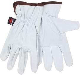 MCR Safety Small White Goatskin Unlined Drivers Gloves