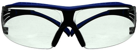 3M™ SecureFit™ Blue Safety Glasses With Clear Anti-Scratch/Anti-Fog Lens