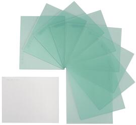 SureWerx Jackson Safety® Clear Polycarbonate Gray Matter Internal Safety Plates 10-Pack
