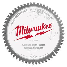 Milwaukee® 7 1/4" 56 Teeth Carbide Tipped Circular Saw Blade