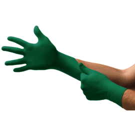 Ansell Large Green TouchNTuff® 5.5 mil Nitrile Disposable Gloves (100 Gloves Per Box)