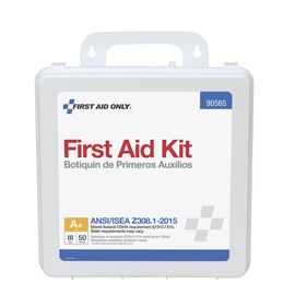 Acme-United Corporation White Plastic Portable Or Wall Mount 50 Person First Aid Kit
