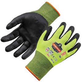 Ergodyne Size Large ProFlex® 7022 18-Gauge High Performance Polyethylene Cut Resistant Gloves With Nitrile Coated Palm and Fingers