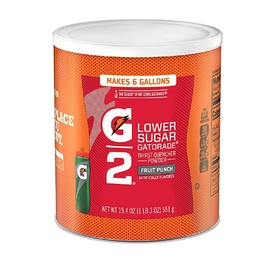 Gatorade® 19.4 Ounce Fruit Punch Flavor G2™ Powder Concentrate Package Low Sugar Electrolyte Drink