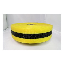 Harris Industries 2" X 200' Yellow/Black 8 mil Polypropylene Barricade Tape