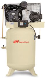 Ingersoll Rand Model 2545K10-V 10 hp Air Compressor With 120 gal/Vertical Tank