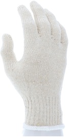 MCR Safety Natural Large Polyester/Cotton 7 Gauge Regular Weight General Purpose Gloves WithKnit Wrist