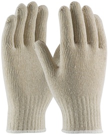Protective Industrial Products Natural Large Cotton/Polyester General Purpose Gloves Knit Wrist