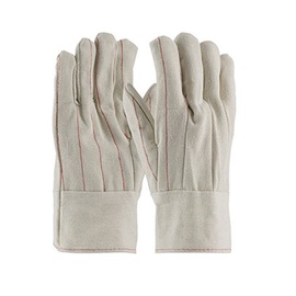 Protective Industrial Products Natural 18 oz Cotton General Purpose Gloves With Band Top Cuff