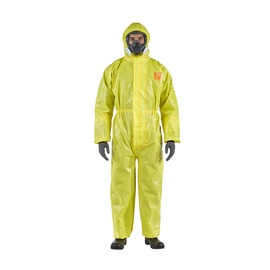 Ansell X-Large Yellow AlphaTec® 3000 Model 111 Laminate Disposable Coveralls