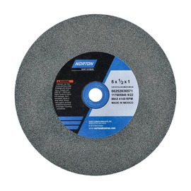 Norton® 6" 60 Grit Medium Silicon Carbide Bench And Pedestal Wheel