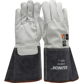 RADNOR™ 2X Premium Top Grain Kidskin Leather Cut Resistant TIG Welding Gloves