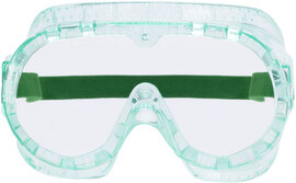 Sellstrom® SureWerx™ 880 Series Direct Vent Over the Glasses Goggles With Green Wrap Around Frame And Clear Anti-Fog Lens