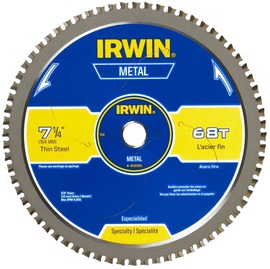 IRWIN® 7 1/4" 68 Teeth Carbide Tipped Circular Saw Blade