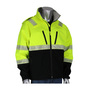 Protective Industrial Products 2X Black And Hi-Viz Yellow Black Label™ Fleece/Thermoplastic/Polyester Jacket