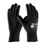 Protective Industrial Products 2X MaxiFlex® Endurance™ 15 Gauge Black Nitrile Full Hand Coated Work Gloves With Black Nylon And Elastane Liner And Knit Wrist