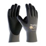 Protective Industrial Products 2X MaxiFoam® Lite 21 Gauge Nitrile Palm And Finger Coated Work Gloves With Gray MicroFoam Liner And Knit Wrist