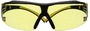 3M™ Black And Yellow Safety Glasses With Amber Scotchgard™ Anti-Scratch/Anti-Fog Lens