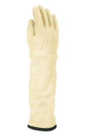 Wells Lamont® Jomac® Kelklave Large White Heavy Weight Terry Cloth Heat Resistant Gloves With 11" Gauntlet Cuff And Full Thumb