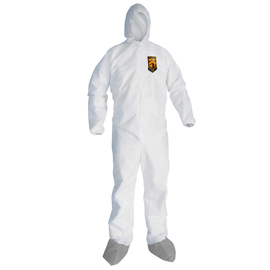 Kimberly-Clark Professional™ Large White KleenGuard™ A45 Microporous Film Laminate Disposable Coveralls