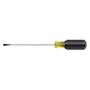 Klein Tools 13 3/4" Silver/Yellow/Black Chrome Plated Steel Cushion-Grip Screwdriver