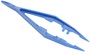 Acme-United Corporation 1" X 0.375" X 4.25" Blue Plastic Tweezer