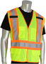 Protective Industrial Products 4X Hi-Viz Yellow Mesh/Polyester Vest