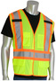 Protective Industrial Products Large Hi-Viz Orange Mesh/Polyester Vest