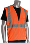 Protective Industrial Products Small Hi-Viz Orange Mesh/Polyester Vest