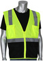 Protective Industrial Products Medium Hi-Viz Yellow Mesh/Polyester Vest