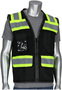 Protective Industrial Products Small Black Mesh/Polyester Vest