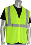 Protective Industrial Products 5X Hi-Viz Yellow Mesh/Polyester Vest