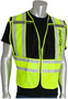 Protective Industrial Products 2X - 5X Black Mesh/Polyester Vest