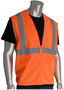 Protective Industrial Products Medium Hi-Viz Orange Tricot/Polyester Vest