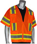 Protective Industrial Products X-Large Hi-Viz Orange Mesh/Polyester Vest
