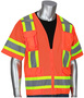 Protective Industrial Products 4X Hi-Viz Orange Mesh/Polyester Vest