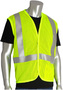Protective Industrial Products Large Hi-Viz Yellow Mesh/Modacrylic Vest
