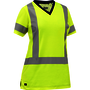 Protective Industrial Products Women's Medium Hi-Viz Yellow Bisley® Cotton/Polyester T-Shirt