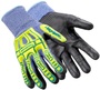 HexArmor® 3X Rig Lizard 13 Gauge High Performance Polyethylene Blend And Polyurethane Cut Resistant Gloves With Polyurethane Coated Palm And Fingertips