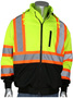 Protective Industrial Products Medium Hi-Viz Yellow Fleece/Polyester Sweatshirt