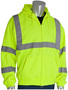 Protective Industrial Products X-Large Hi-Viz Yellow Polyester/Fleece Sweatshirt