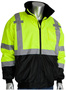 Protective Industrial Products 5X Hi-Viz Yellow Polyester/Ripstop Jacket