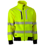 Protective Industrial Products Large Hi-Viz Yellow Bisley® Water-Resistant Polyester/Fleece Soft Shell Jacket