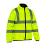 Protective Industrial Products Women's Large Hi-Viz Yellow Bisley® Polyester/Polyurethane/Taffeta Reversible Jacket