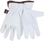 MCR Safety Large White Goatskin Unlined Drivers Gloves