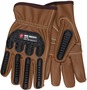 MCR Safety Large Brown Goatskin Unlined Drivers Gloves